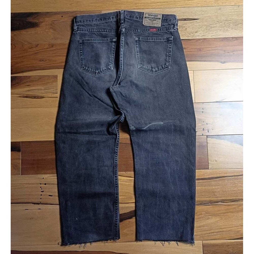 Vintage Jeans wrangler Premium Quality Relaxed Fit Straight Leg Black